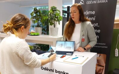 Oděvní banka na Dni dobrovolnictví v TV Nova