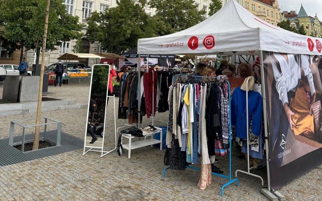 Clothing bank at Markets on Jiřák – thank you! 💚