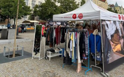 Clothing bank at Markets on Jiřák – thank you! 💚