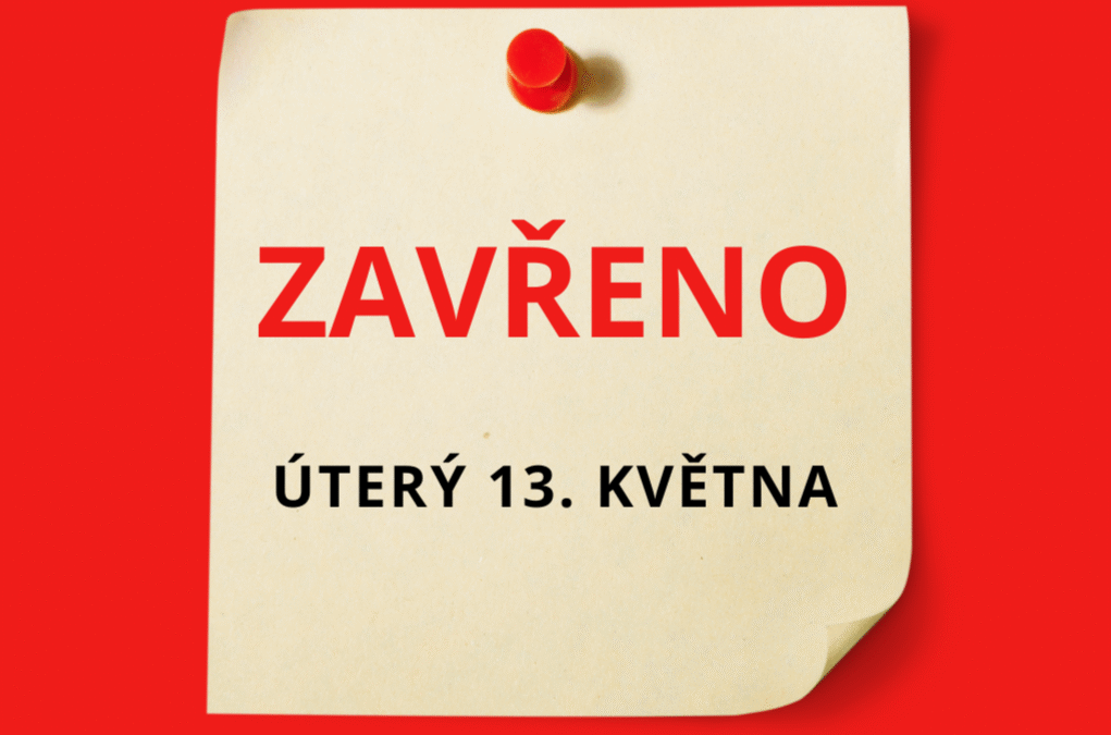 V úterý 13. května bude Oděvní banka z technických důvodů zavřena