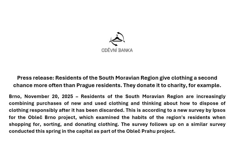 PRESS RELEASE: New portal oblecbrno.cz